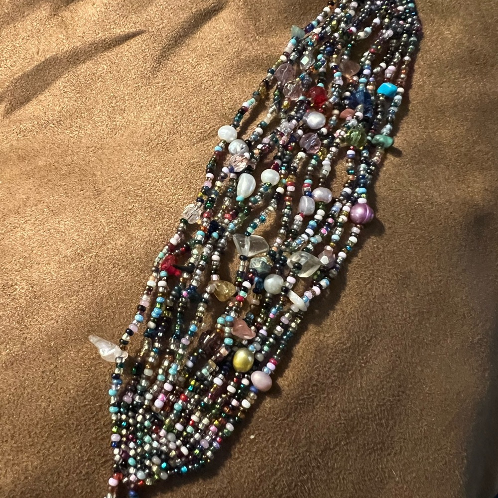 Multicolor Beaded Statement Bracelet- Women Jewelry